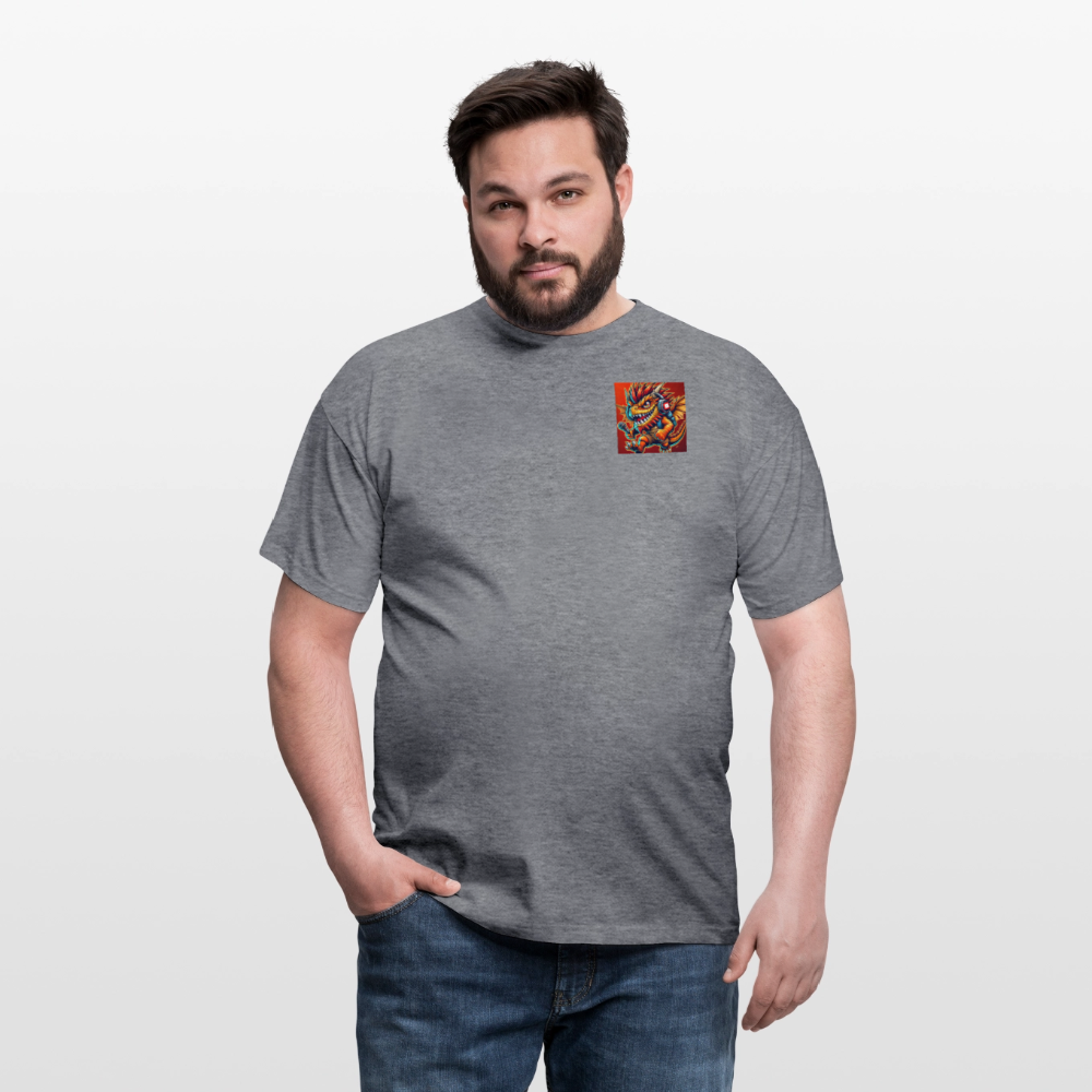 👕 T-Shirt Unisexe TDLB "Dual Impact" – Logo + Bannière - graphite chiné