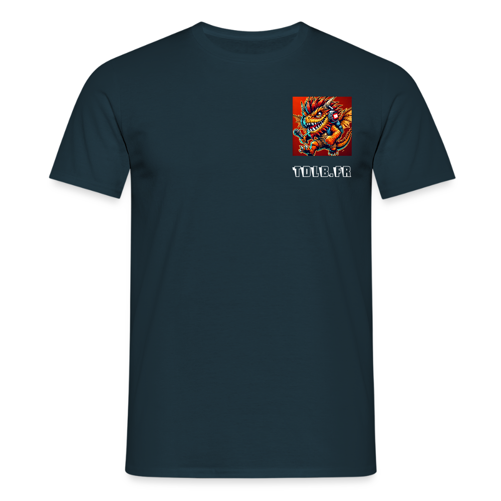 👕 T-Shirt TDLB "Chest Beast" – Logo Côté Cœur - marine