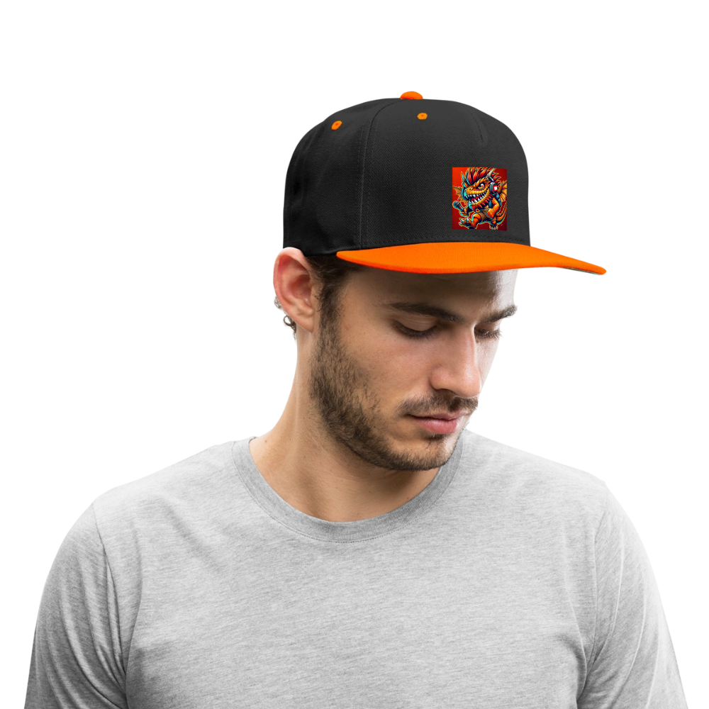 🧢 Casquette Officielle TDLB – Modèle "Beast Mode" - noir/orange néon