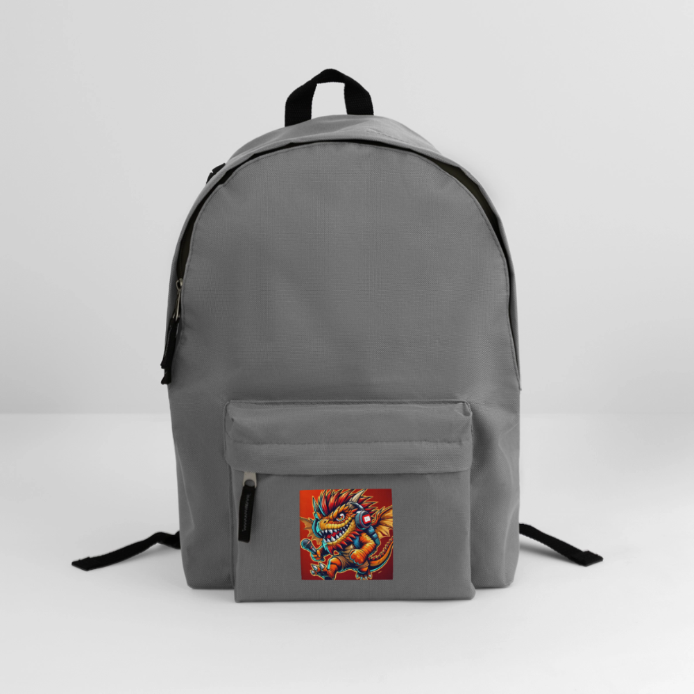 🎒 Sac à dos TDLB "Beast Mode" – Logo Officiel - gris éléphant