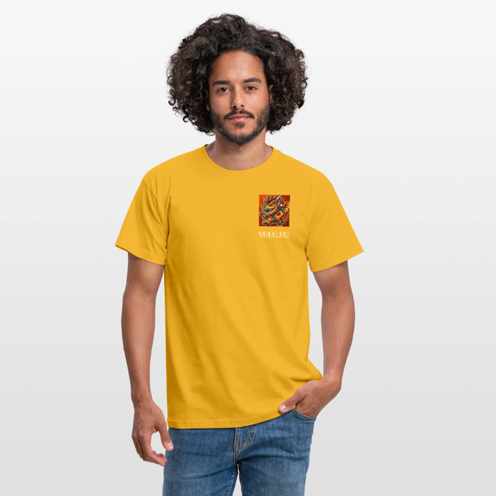 👕 T-Shirt TDLB "Chest Beast" – Logo Côté Cœur - jaune