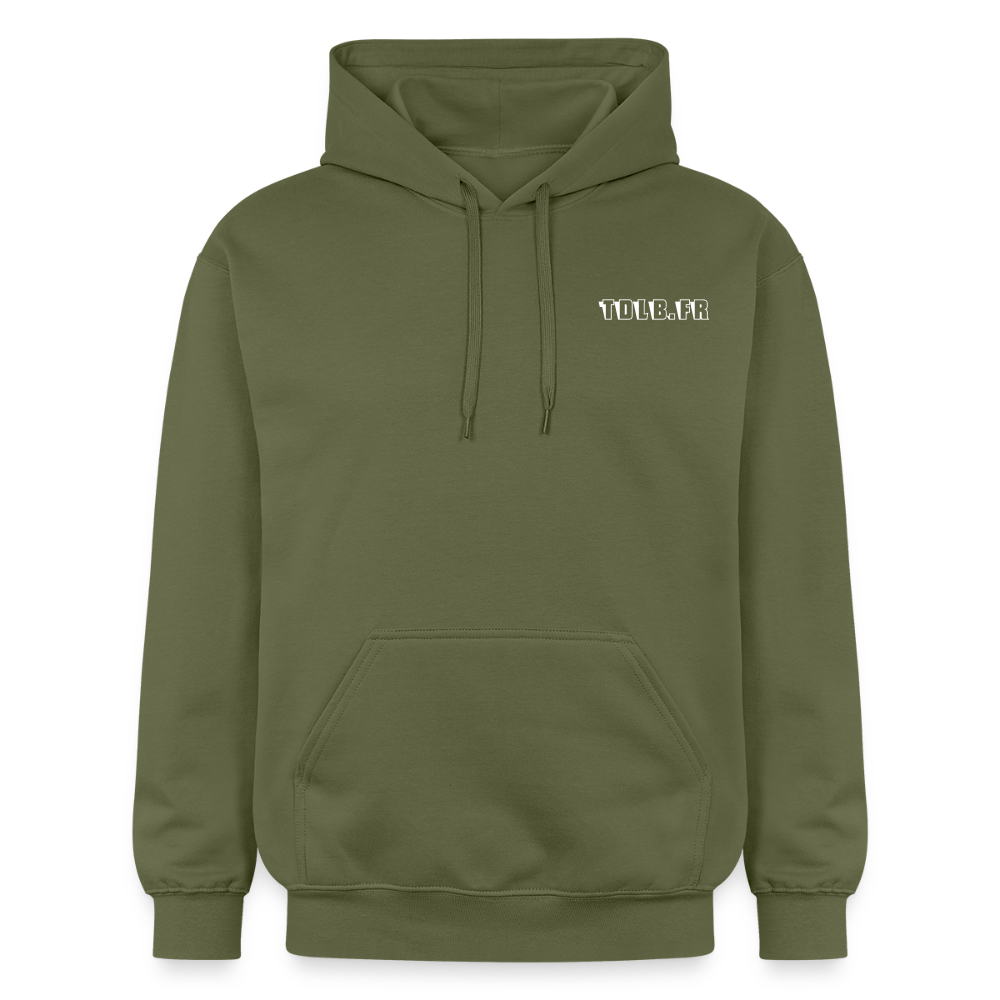 🧥 Sweat à capuche TDLB – Double Impression - vert militaire