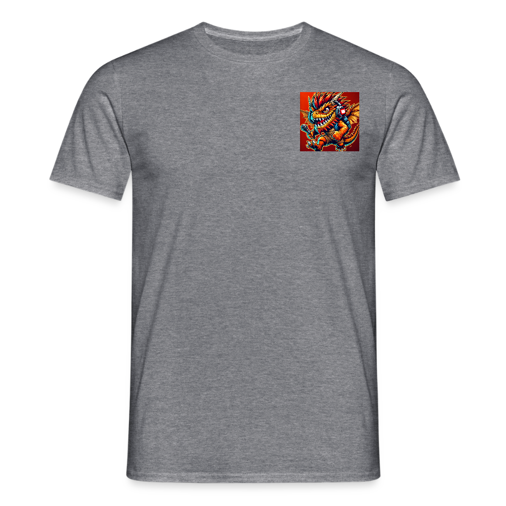 👕 T-Shirt Unisexe TDLB "Dual Impact" – Logo + Bannière - graphite chiné
