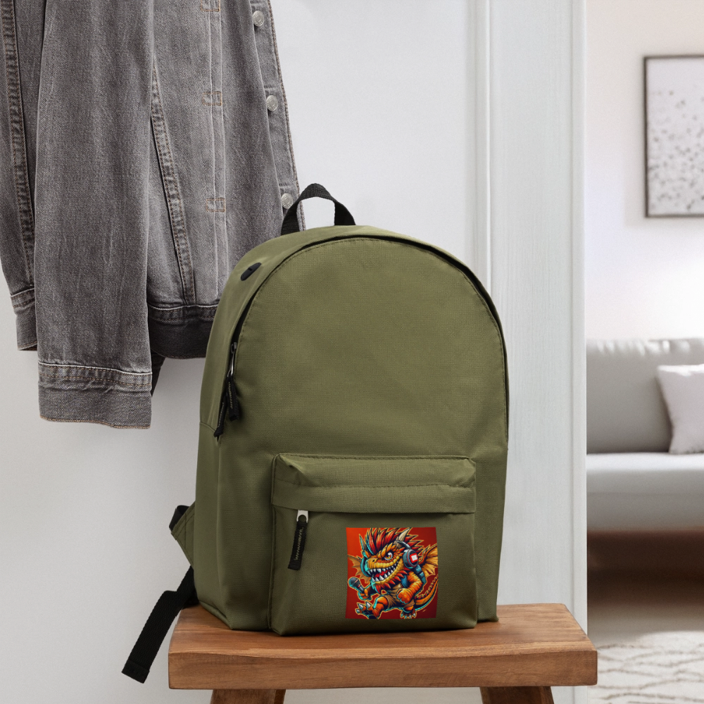 🎒 Sac à dos TDLB "Beast Mode" – Logo Officiel - vert olive