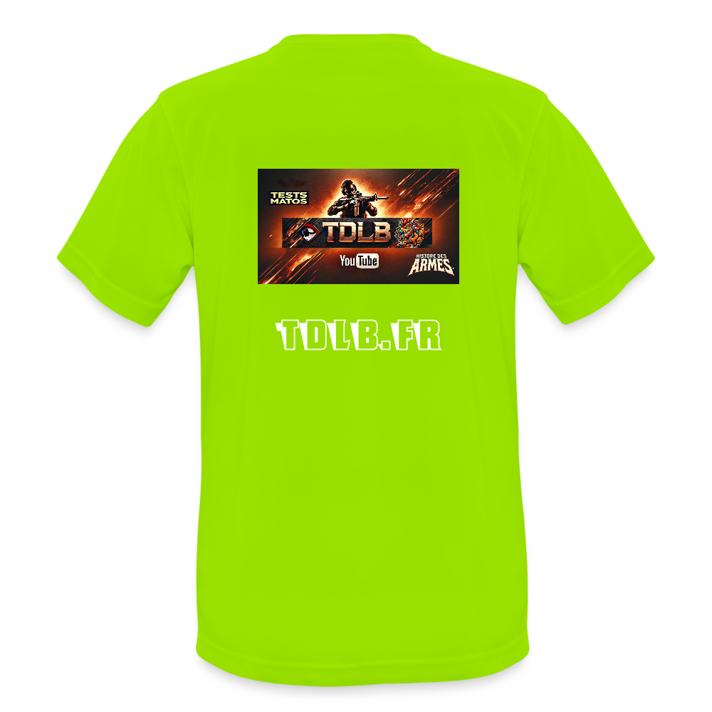 👕 T-shirt TDLB Unisexe – Performance et style au tir comme au quotidien - vert néon