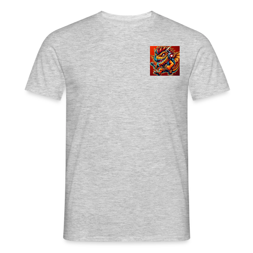 👕 T-Shirt Unisexe TDLB "Dual Impact" – Logo + Bannière - gris chiné