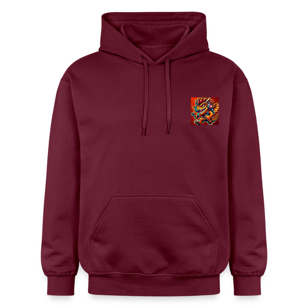 🧥 Sweat à capuche TDLB "Full Impact" – Double Impression - maroon