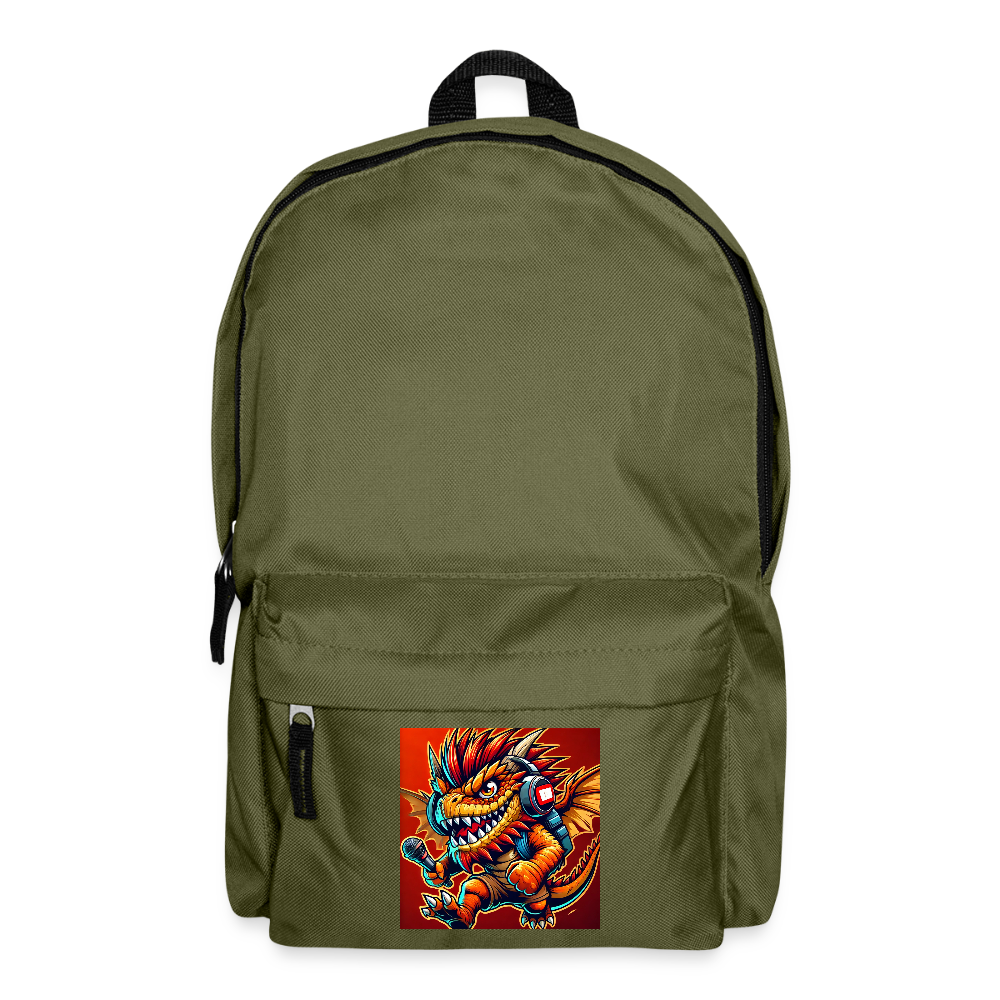 🎒 Sac à dos TDLB "Beast Mode" – Logo Officiel - vert olive
