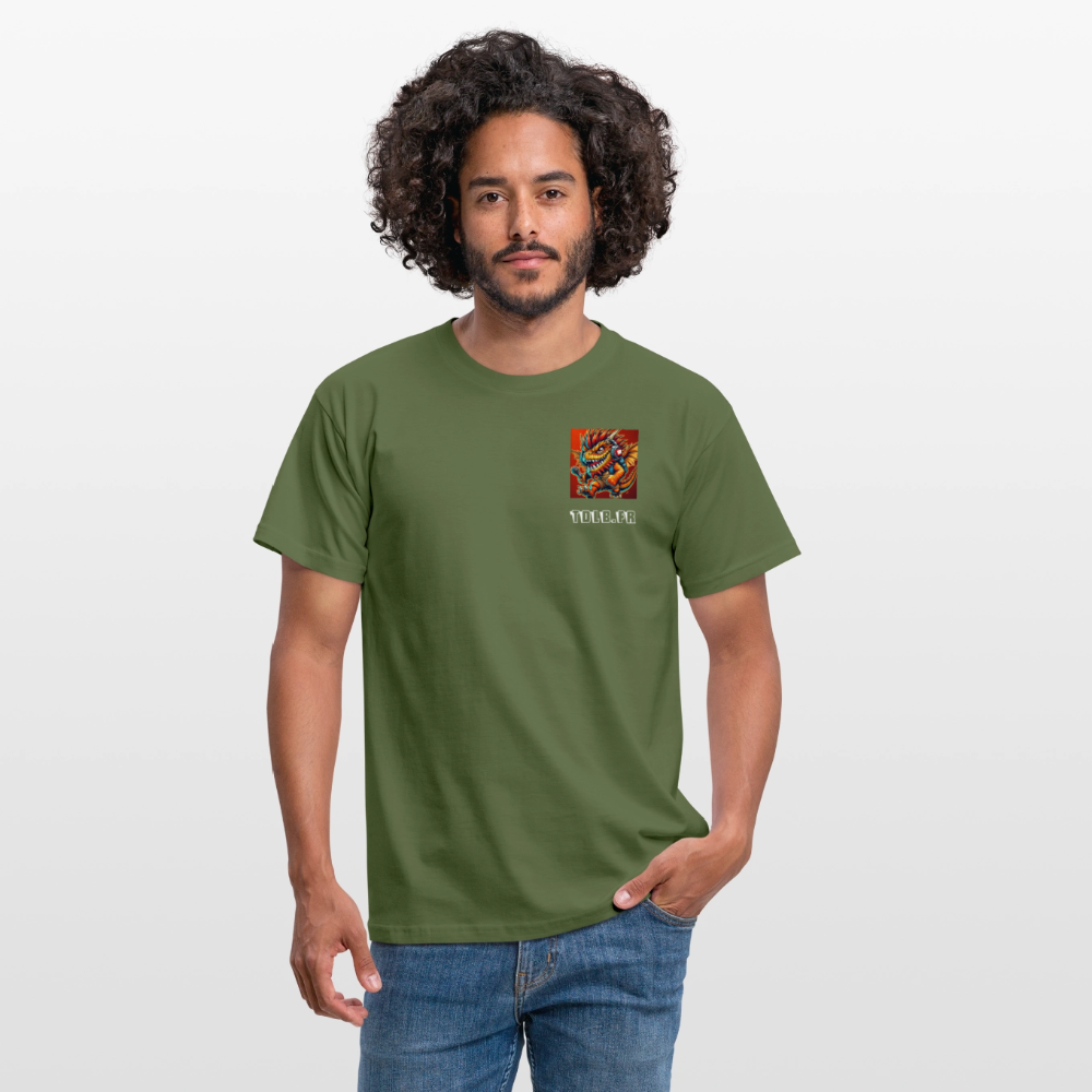 👕 T-Shirt TDLB "Chest Beast" – Logo Côté Cœur - vert militaire