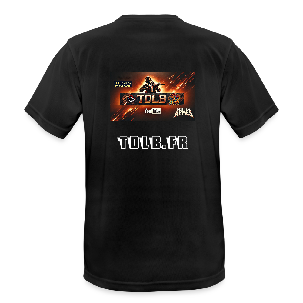 👕 T-shirt TDLB Unisexe – Performance et style au tir comme au quotidien - noir