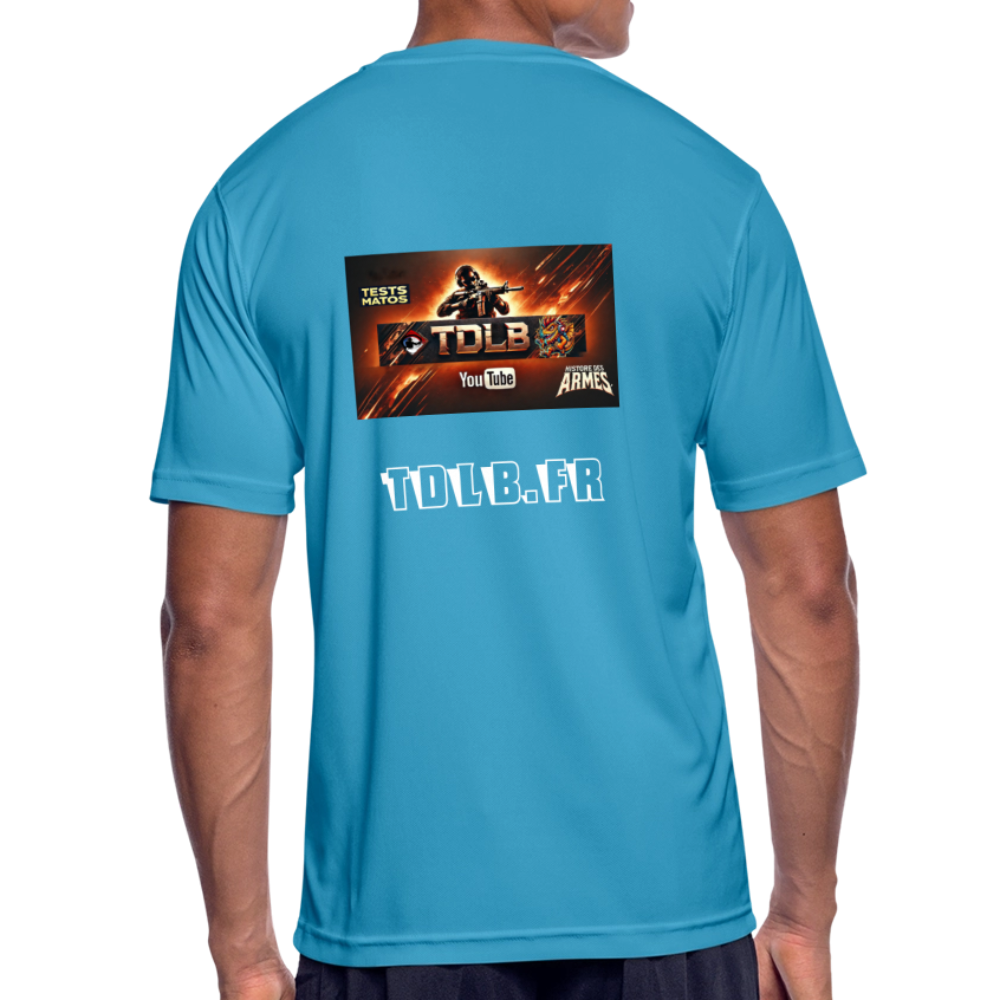👕 T-shirt TDLB Unisexe – Performance et style au tir comme au quotidien - bleu saphir