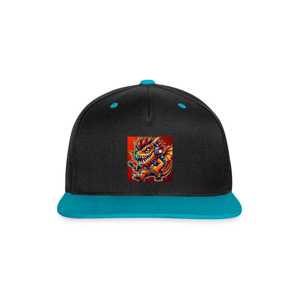 🧢 Casquette Officielle TDLB – Modèle "Beast Mode" - noir/turquoise
