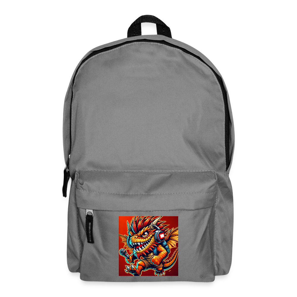 🎒 Sac à dos TDLB "Beast Mode" – Logo Officiel - gris éléphant