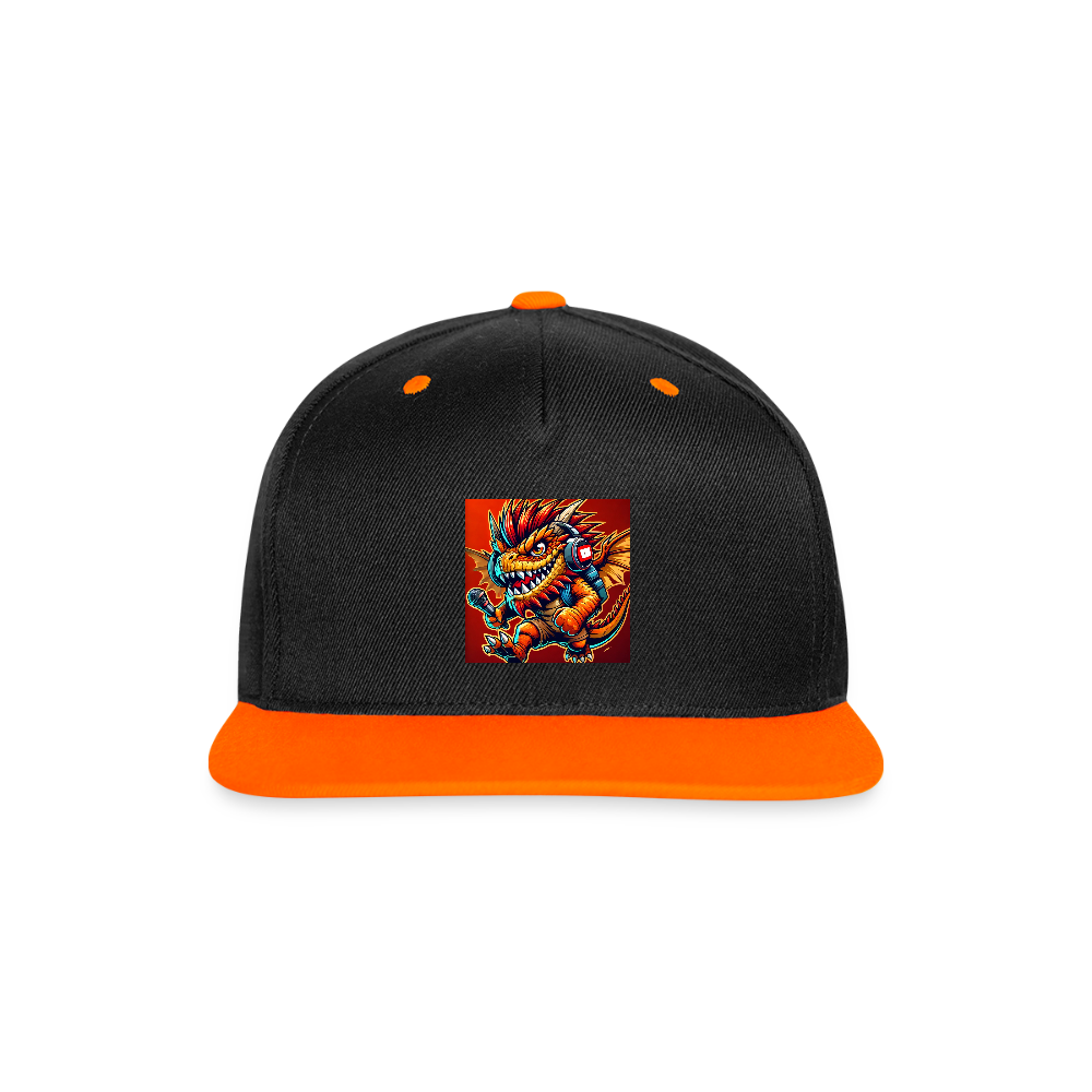 🧢 Casquette Officielle TDLB – Modèle "Beast Mode" - noir/orange néon