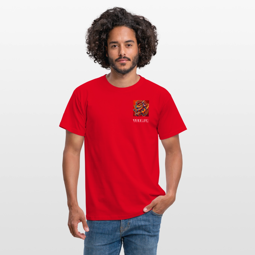 👕 T-Shirt TDLB "Chest Beast" – Logo Côté Cœur - rouge
