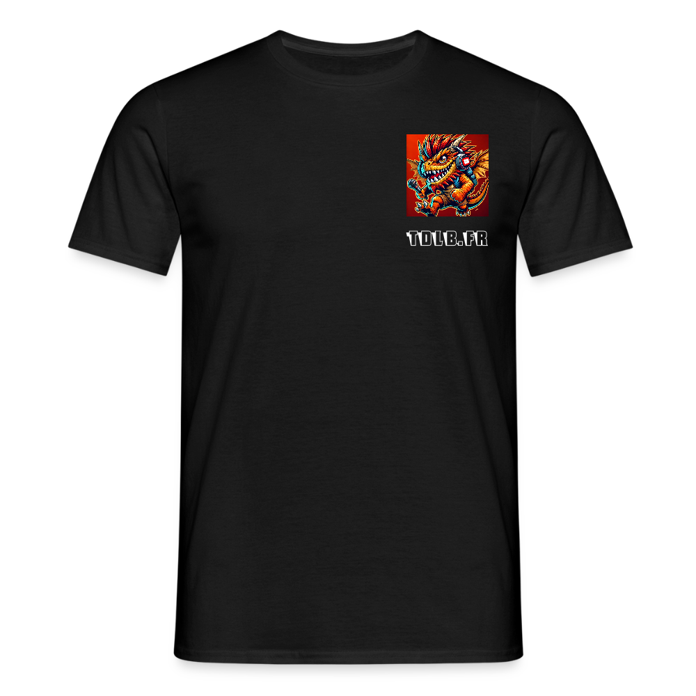 👕 T-Shirt TDLB "Chest Beast" – Logo Côté Cœur - noir