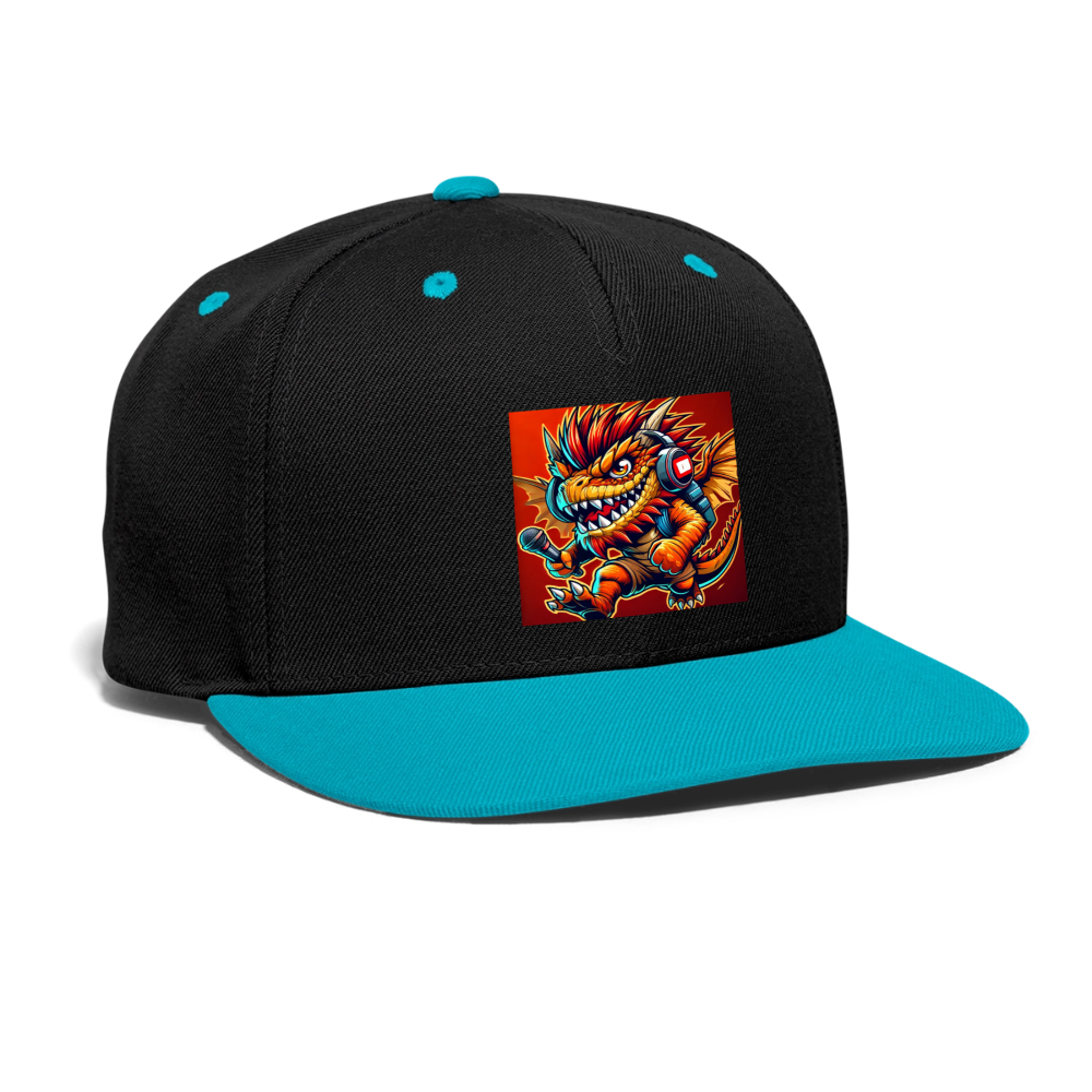 🧢 Casquette Officielle TDLB – Modèle "Beast Mode" - noir/turquoise