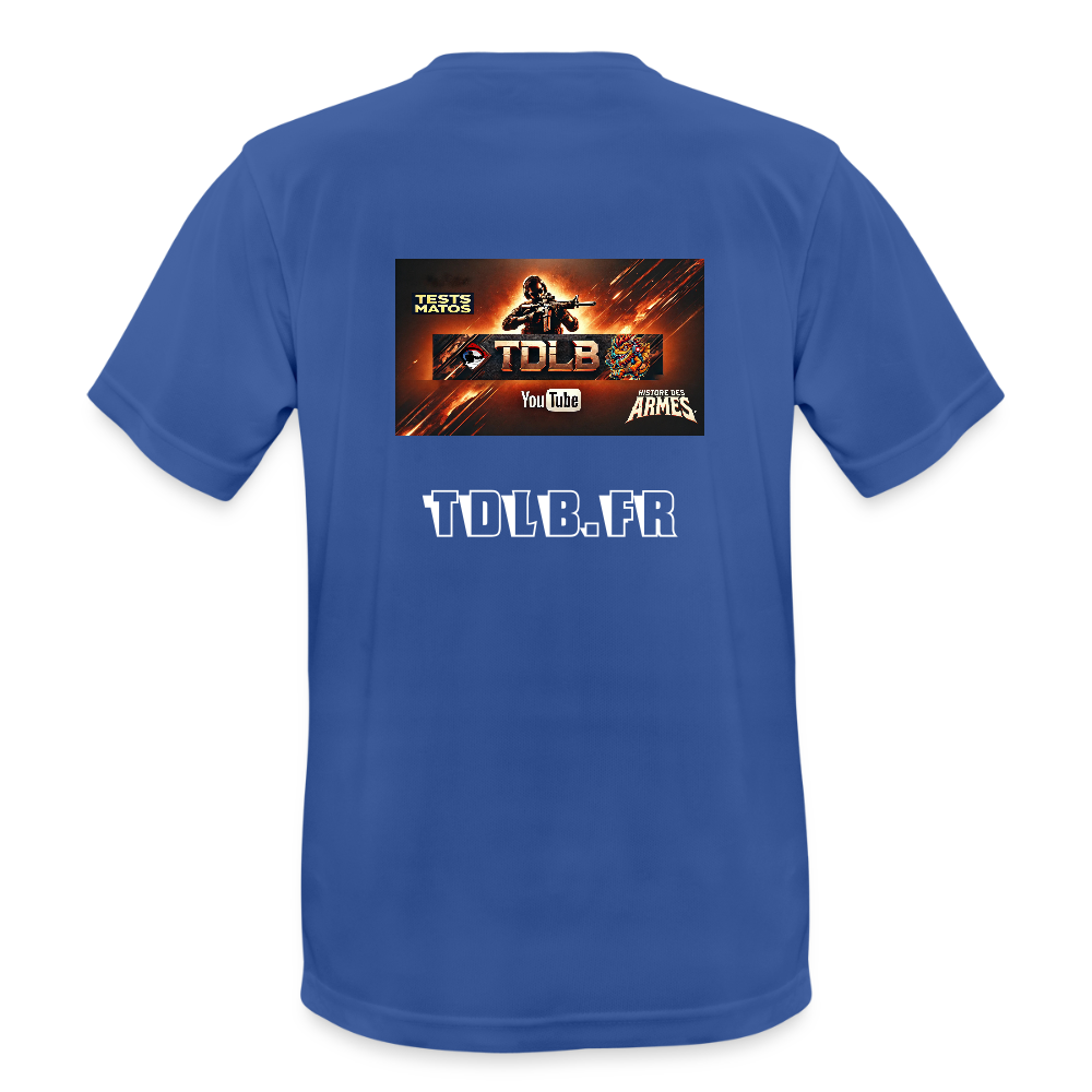 👕 T-shirt TDLB Unisexe – Performance et style au tir comme au quotidien - bleu royal