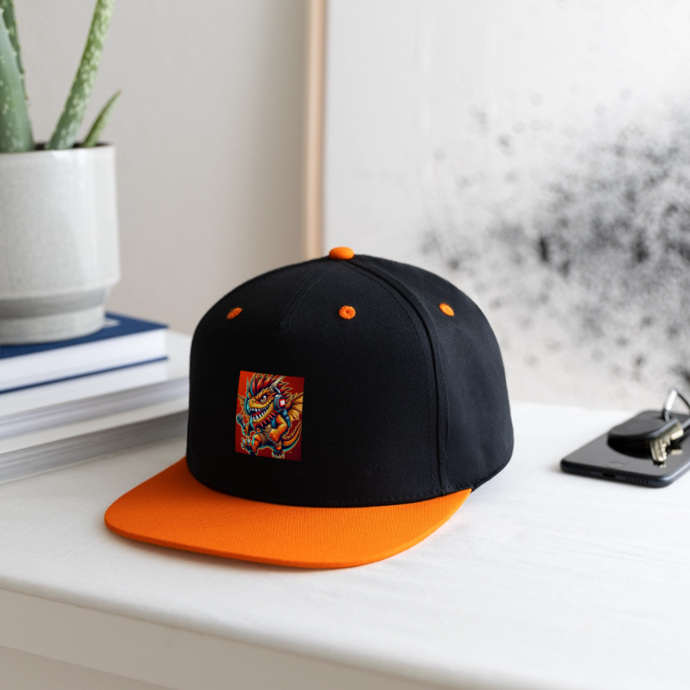 🧢 Casquette Officielle TDLB – Modèle "Beast Mode" - noir/orange néon