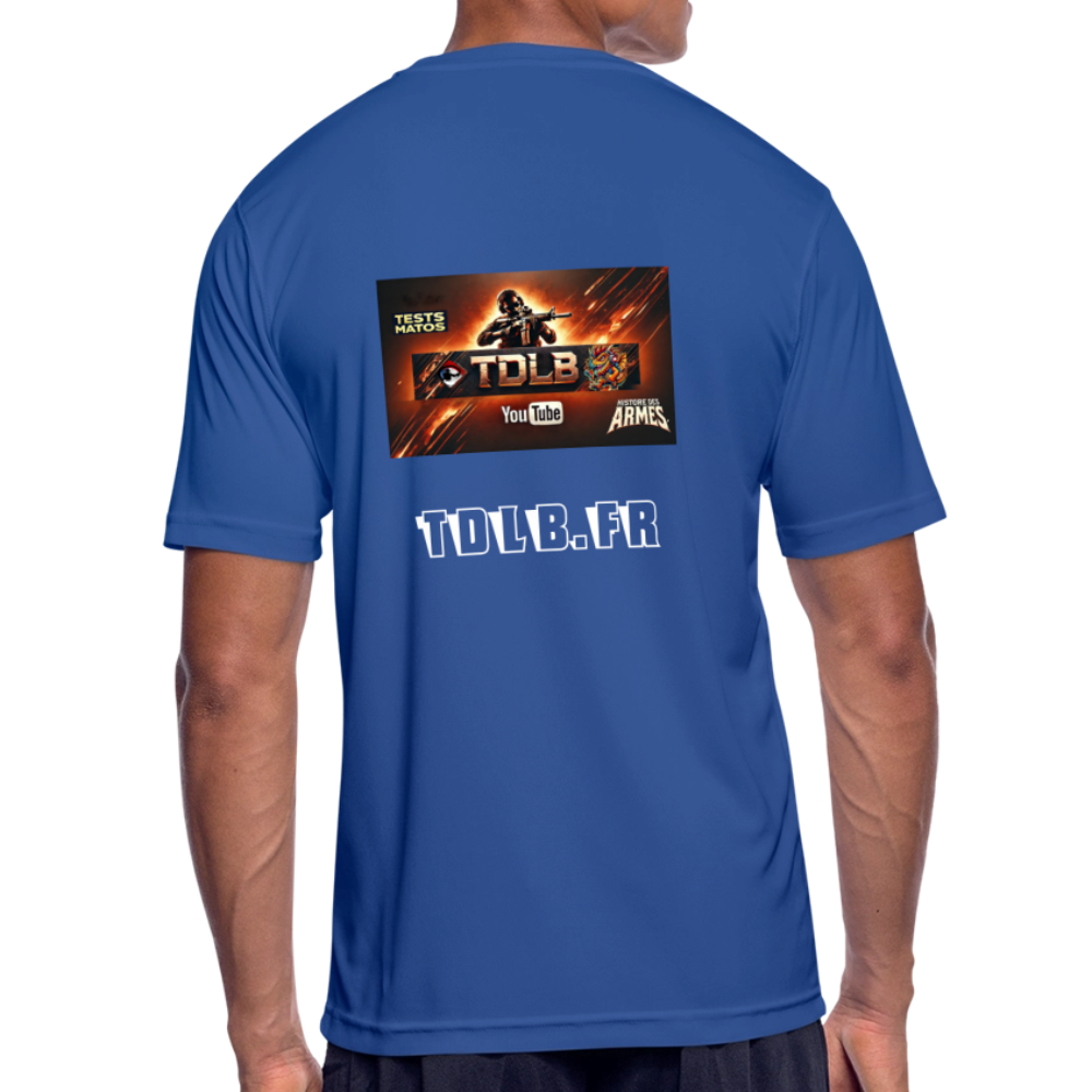 👕 T-shirt TDLB Unisexe – Performance et style au tir comme au quotidien - bleu royal