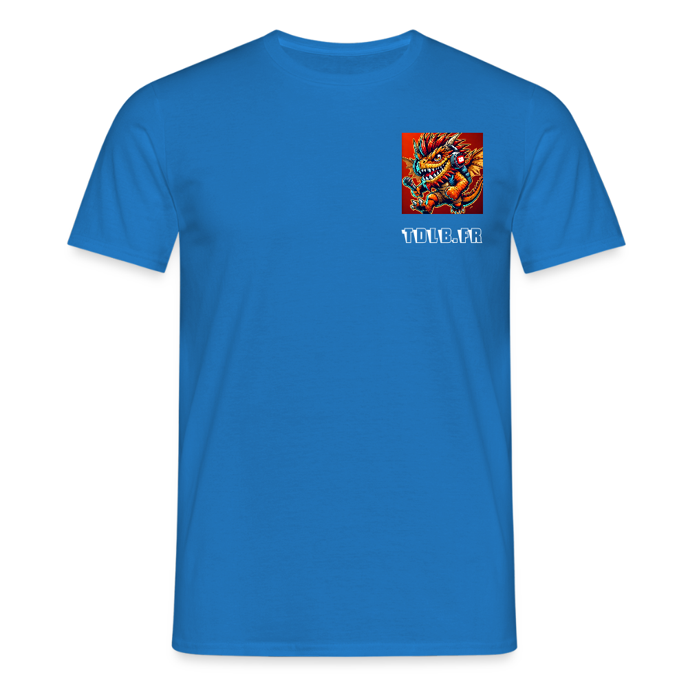 👕 T-Shirt TDLB "Chest Beast" – Logo Côté Cœur - bleu royal