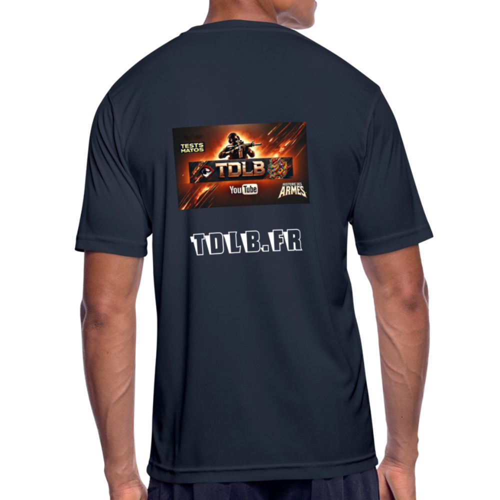 👕 T-shirt TDLB Unisexe – Performance et style au tir comme au quotidien - bleu marine foncé