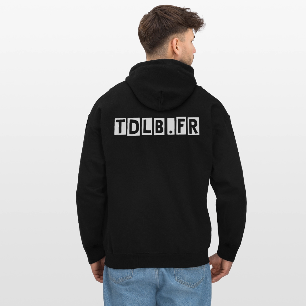 🧥 Sweat à capuche TDLB  – Double Impression - noir