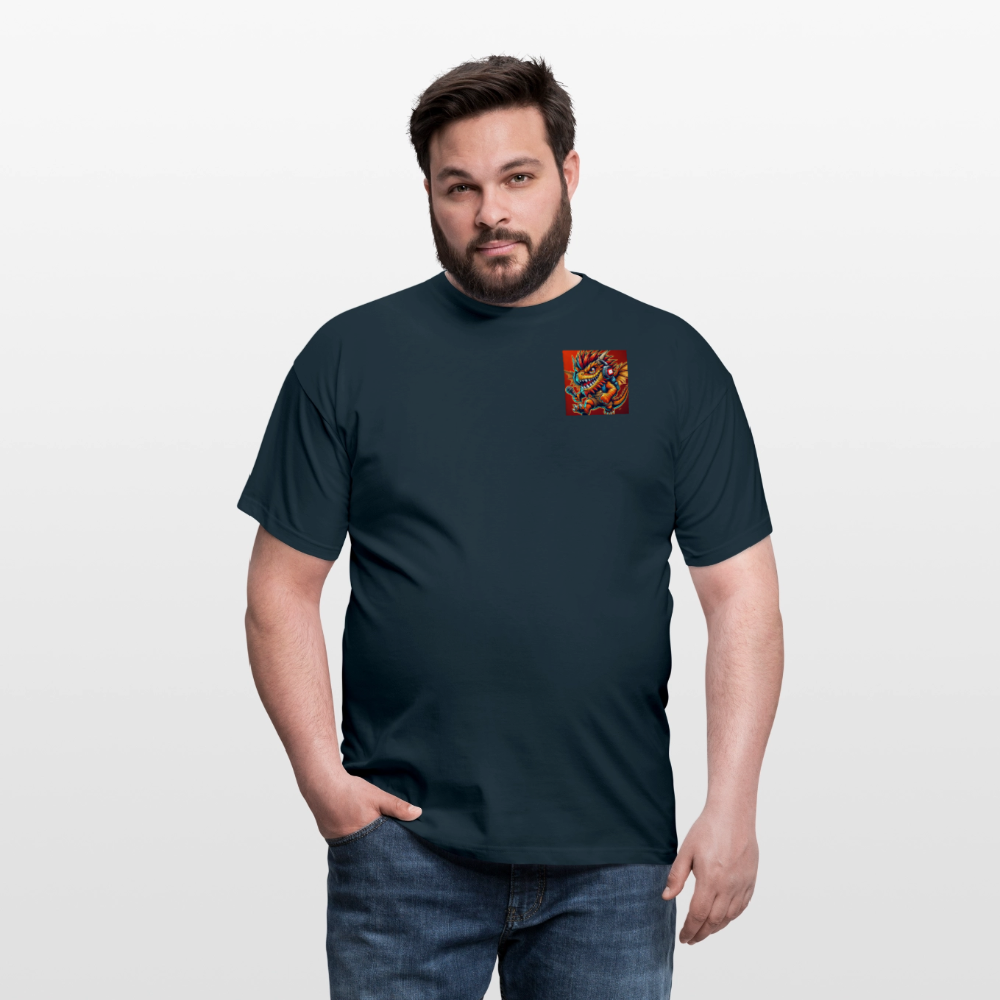👕 T-Shirt Unisexe TDLB "Dual Impact" – Logo + Bannière - marine