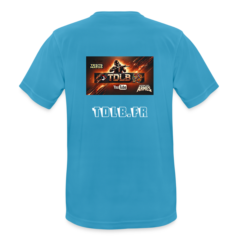 👕 T-shirt TDLB Unisexe – Performance et style au tir comme au quotidien - bleu saphir