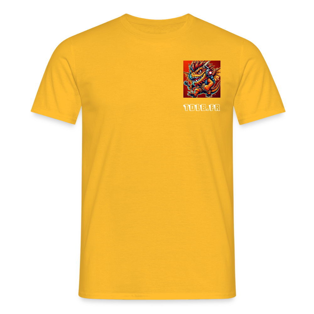👕 T-Shirt TDLB "Chest Beast" – Logo Côté Cœur - jaune