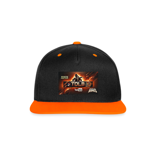 🧢 Casquette TDLB "Full Banner" – Série Fan Edition - noir/orange néon
