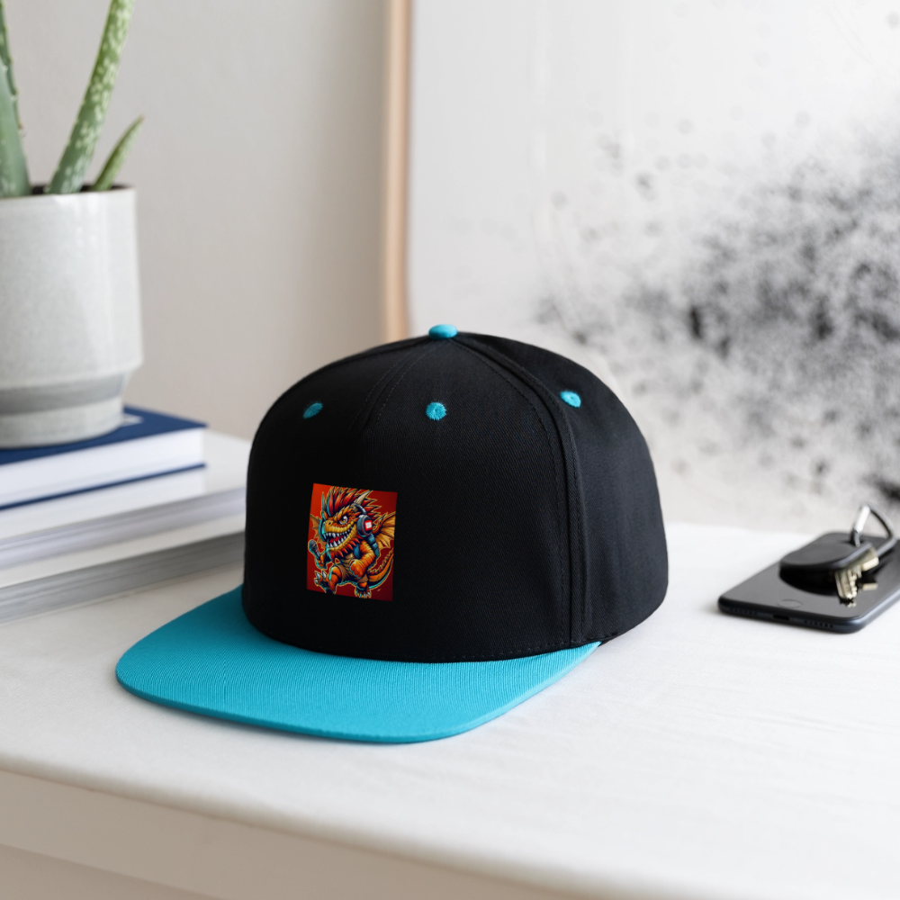 🧢 Casquette Officielle TDLB – Modèle "Beast Mode" - noir/turquoise
