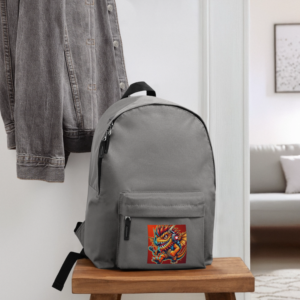 🎒 Sac à dos TDLB "Beast Mode" – Logo Officiel - gris éléphant