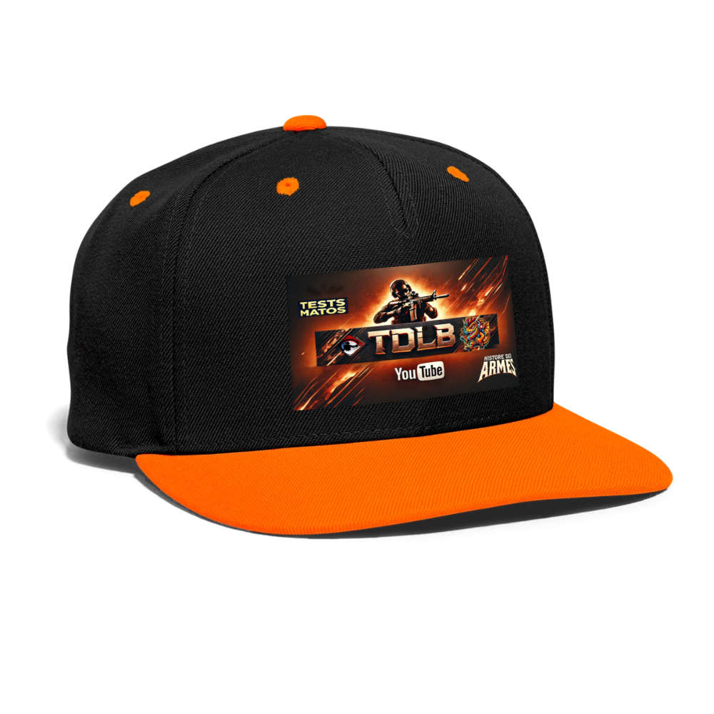 🧢 Casquette TDLB "Full Banner" – Série Fan Edition - noir/orange néon