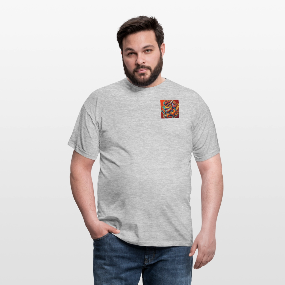 👕 T-Shirt Unisexe TDLB "Dual Impact" – Logo + Bannière - gris chiné