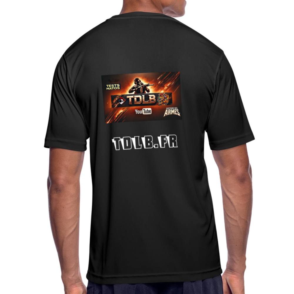 👕 T-shirt TDLB Unisexe – Performance et style au tir comme au quotidien - noir