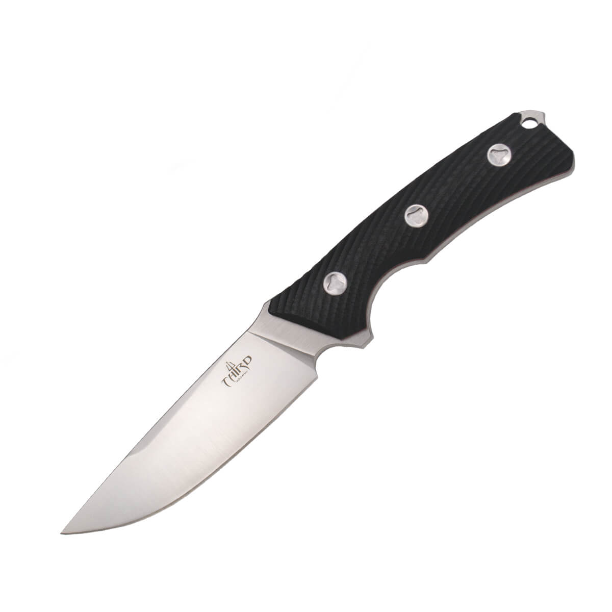 Couteau Bushcraft Third H0742 – Lame Acier 8Cr14MoV, Manche G10