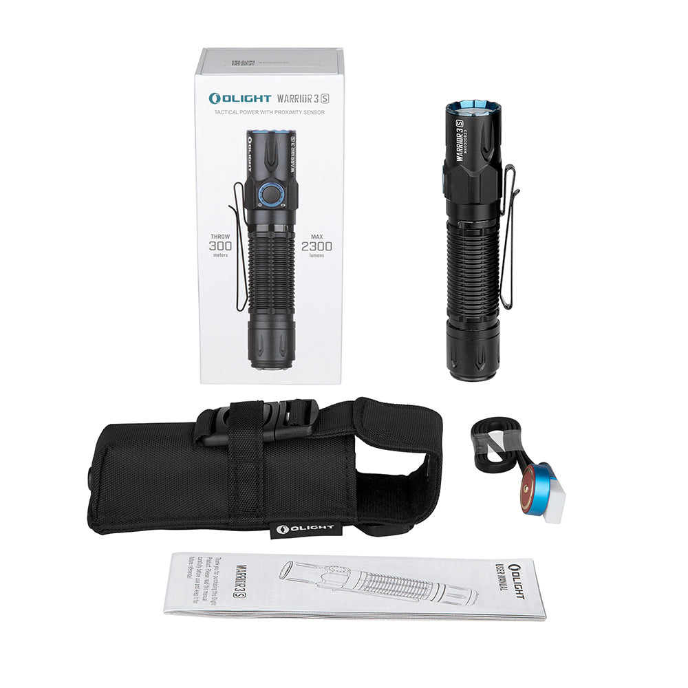 Olight Warrior 3S | Lampe Tactique Stroboscopique Puissante