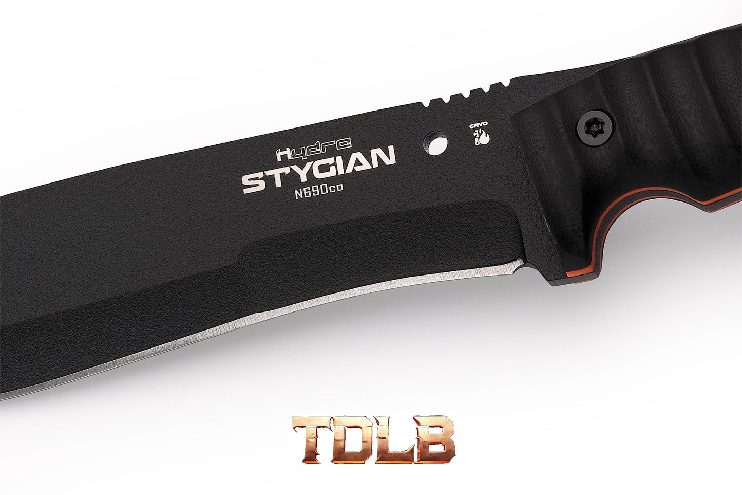 Stygian – Couteau de survie à lame fixe | Acier Niolox SB1 – Design Hydra Knives