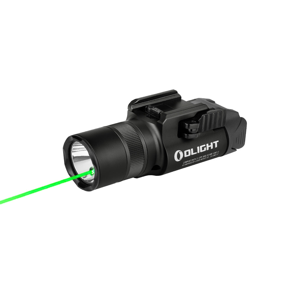 Olight Baldr Pro R | Lampe tactique avec laser vert & 1350 lumens LED