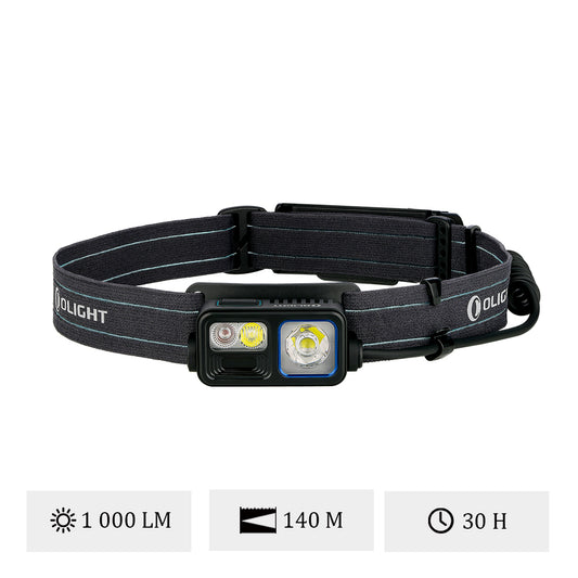 Olight Array 2S - Lampe Frontale LED Rechargeable 1000 Lumens