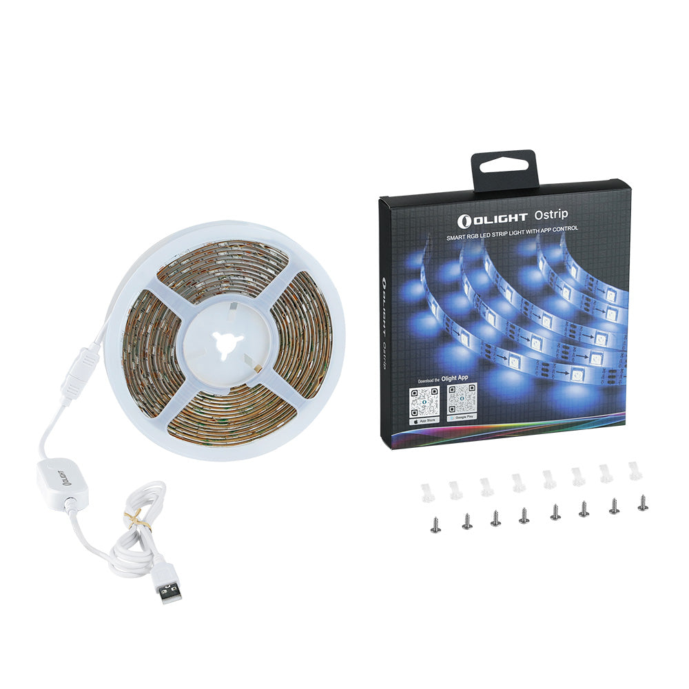 Ostrip | Ruban LED USB 5m multicolore contrôlé par APP