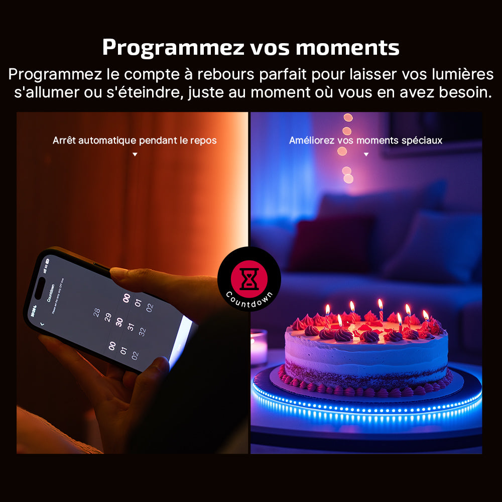 Ostrip | Ruban LED USB 5m multicolore contrôlé par APP