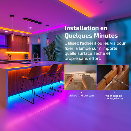 Ostrip | Ruban LED USB 5m multicolore contrôlé par APP
