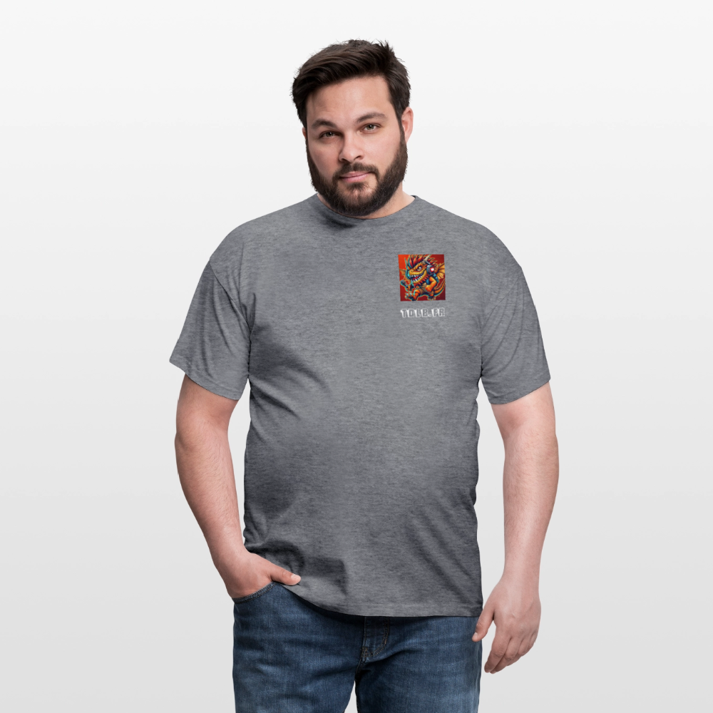 👕 T-Shirt TDLB "Chest Beast" – Logo Côté Cœur - graphite chiné