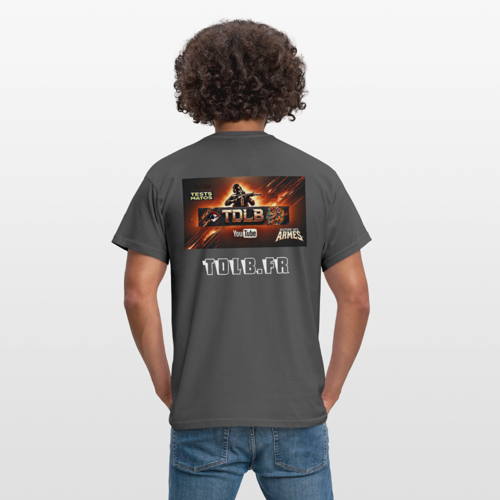 👕 T-Shirt TDLB "Full Banner" – Édition Unisexe Officielle - charbon