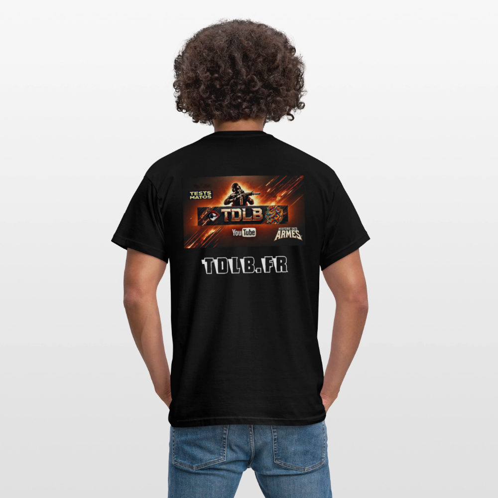 👕 T-Shirt TDLB "Full Banner" – Édition Unisexe Officielle - noir