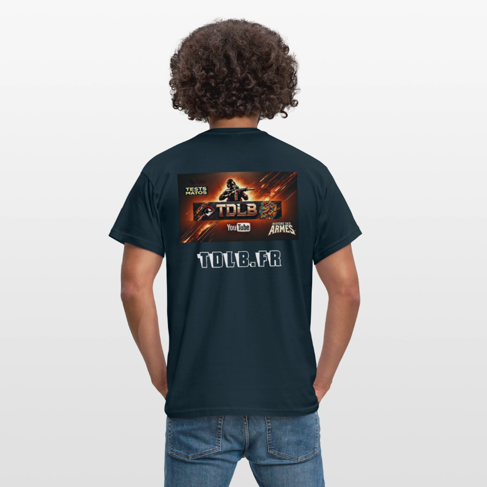 👕 T-Shirt TDLB "Full Banner" – Édition Unisexe Officielle - marine