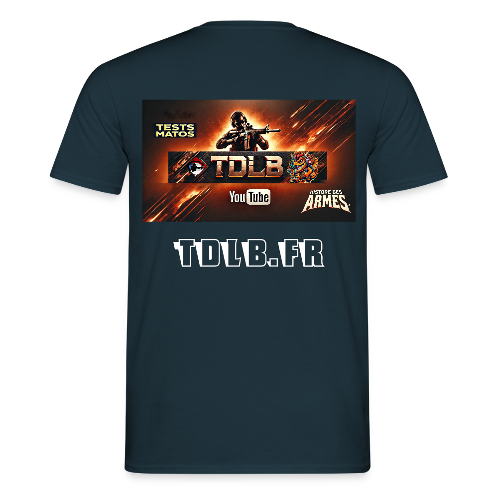 👕 T-Shirt TDLB "Full Banner" – Édition Unisexe Officielle - marine