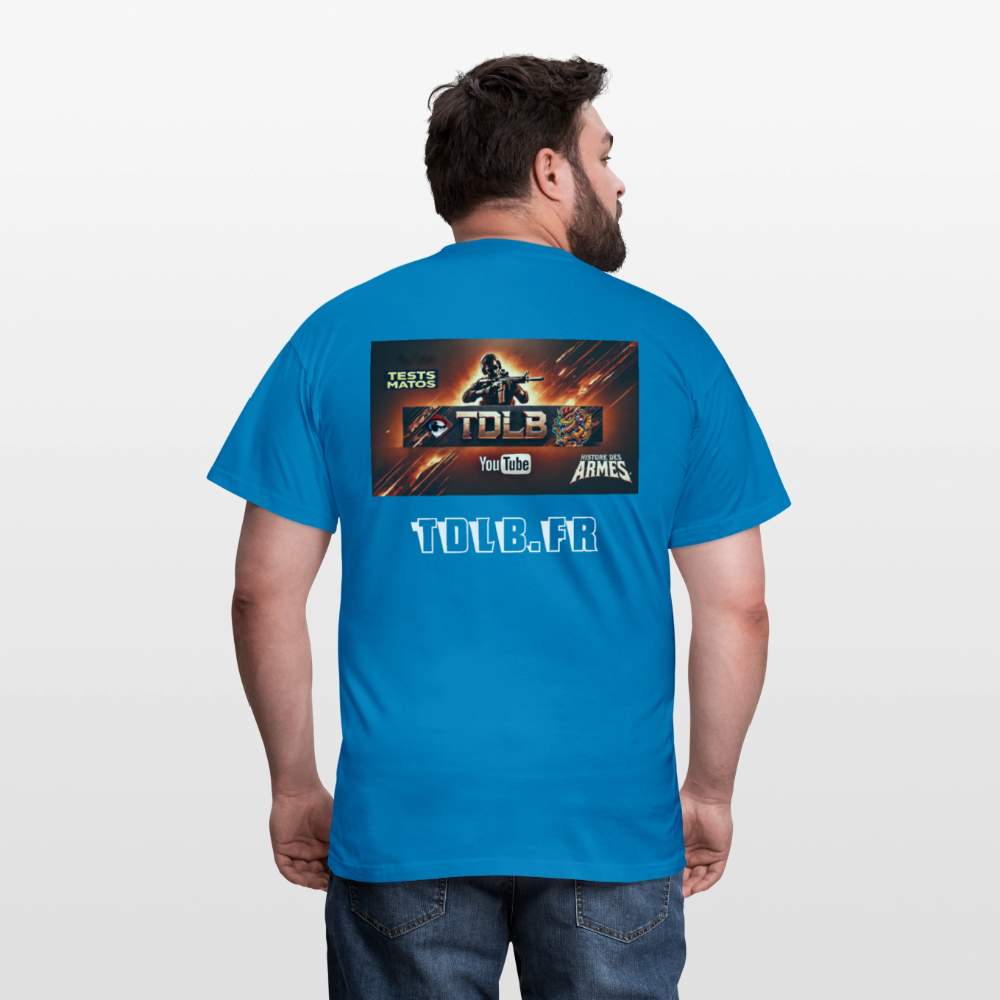 👕 T-Shirt TDLB "Full Banner" – Édition Unisexe Officielle - bleu royal
